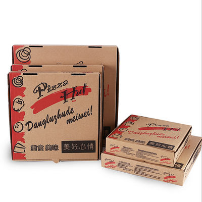 20x20x2 نوآورانه پایدار جعبه پیتزا زیست تخریب پذیر آسان کشیدن