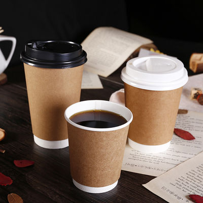فنجان های قهوه کاغذی عایق بندی شده Kraft Espresso سازگار با محیط زیست پایدار