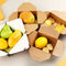 جعبه غذای کاغذی تاشو کرافت سازگار با محیط زیست برای فست فود ، سالاد ، میوه