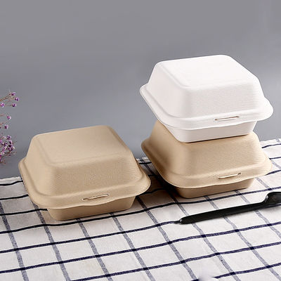 ظروف غذایی قابل حمل Hamburger 1200ML Bagasse