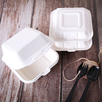 ظروف غذایی قابل حمل Hamburger 1200ML Bagasse